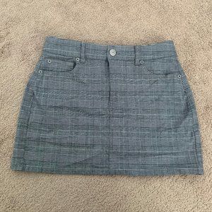 plaid skirt